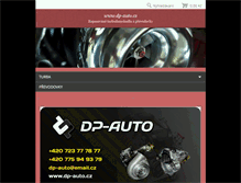 Tablet Screenshot of dp-auto.cz